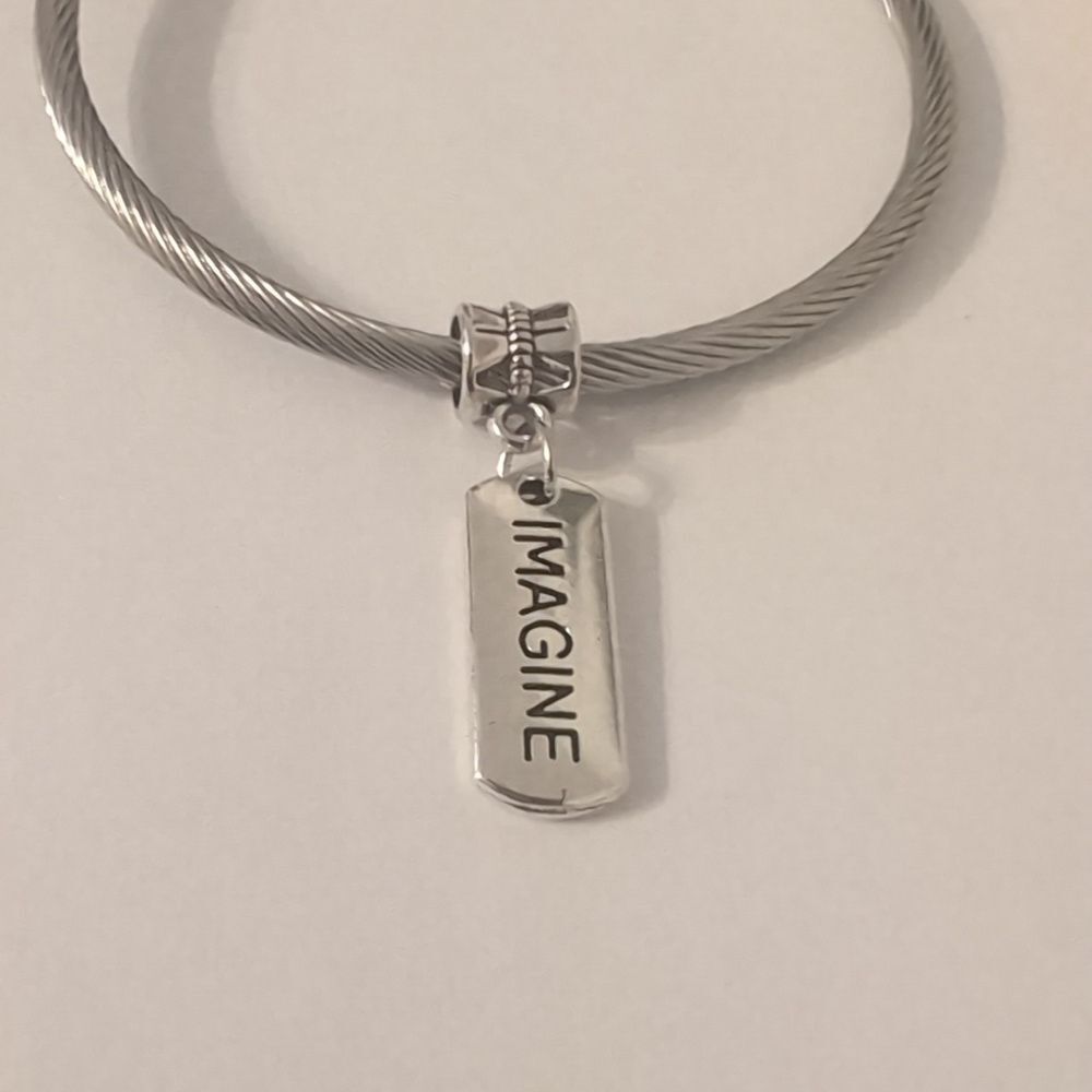 Silver Imagine‎ Dangle Charm for Pandora Style Bracelet